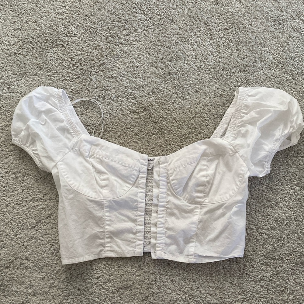 White Corset Top